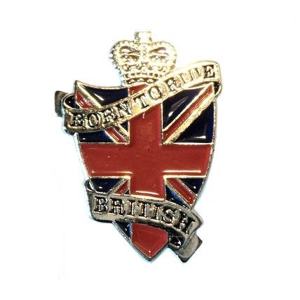 Born To Ride British Bikes Classic 1960's Motorbike Motorcycle Rocker Badge New