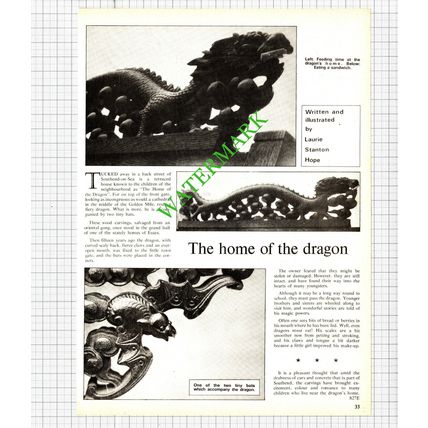 Southend On Sea Essex Dragon - 1974 Article