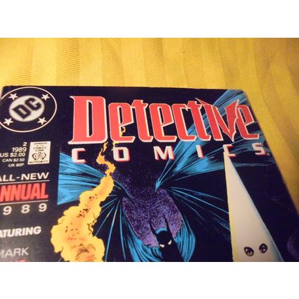 DETECTIVE COMICS ANNUAL # 2 * Autographed by Val Semeiks * DC Comics * 1989!! 20