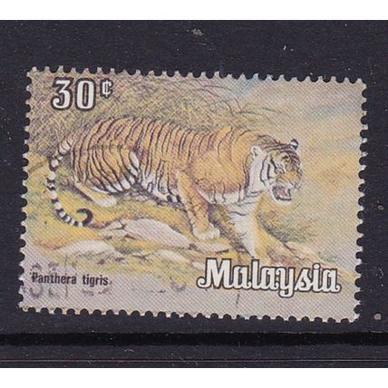 MALAYSIA 1979 ANIMALS 30c TIGER USED / CTO SG190