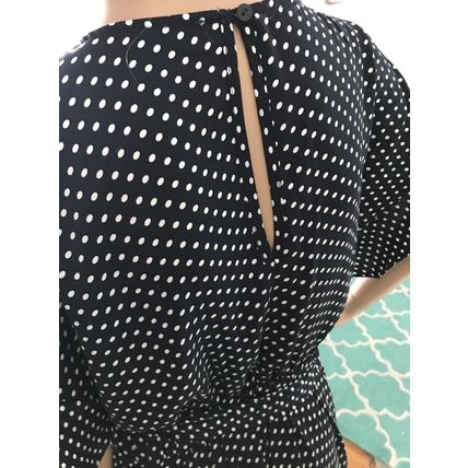 Milk and honey polka dot dress women size 8