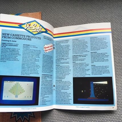 VIC 20 - INTRODUCING VICSOFT STARTER PACK & Catalog Vintage 1980’s