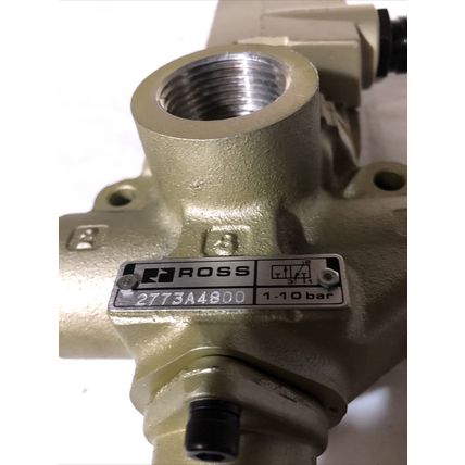 NEW ROSS 2773A4800 SOLENOID PILOT VALVE/REGULATOR,1-10bar,VA 26,110V,ROSS X-1,BL