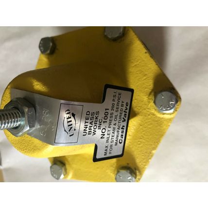 new 1 1/2" cash valve united 1001 live steam PRESSURE REDUCING regulator 200PSI