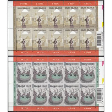 Belgique 2003 Michel Feuille Complet 3243 - 3247 Neuf ** Cote (2008) 55.00 €