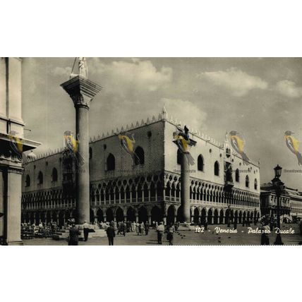 Venezia, Palazzo Ducale, Italy, RP Bromostampa 102 Postcard