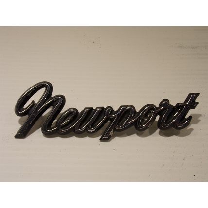 1972 CHRYSLER NEWPORT SCRIPT 3810063 OEM 1973 1974 1975 1977 MOPAR