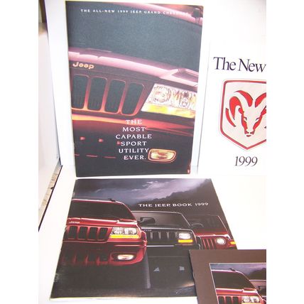 1999 DODGE VIPER RAM DURANGO DAKOTA STRATUS NEON JEEP SALES BROCHURES (6)