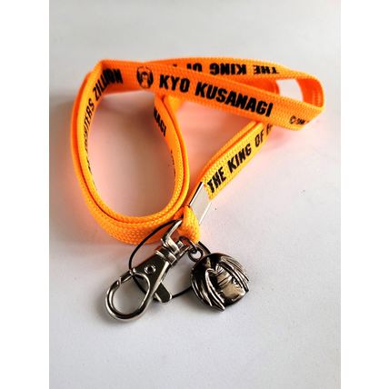 The King Of Fighters Zillion Lanyard w/ Kyo Head Charm - 2000 SNK KOFZ HK Comics