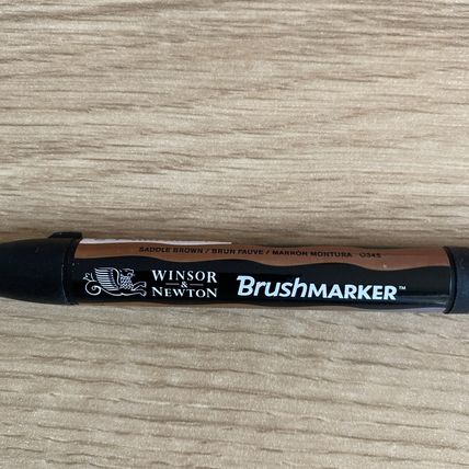 Winsor & Newton : Brush (Pro)Marker : Saddle Brown