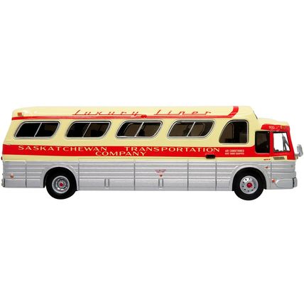 1966 GM PD4107 "Buffalo" Coach Bus "Saskatchewan Transportation Company" Dest...