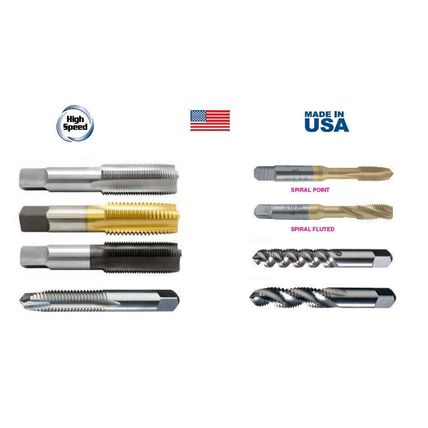Hanson-Whitney - 8-32 H7 2Fl. Spiral Point Gun Tap 12 Ea