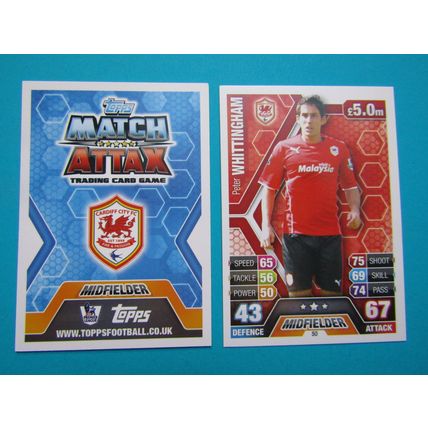 50. Peter Whittingham - Cardiff City - Match Attax 2013/14 Football Card EF1