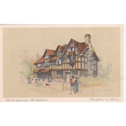 A273 STRATFORD ON AVON - SHAKESPEARES BIRTHPLACE. MARJORIE BATES