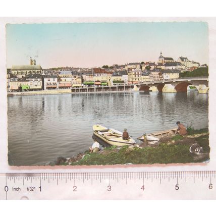 1951 postcard Joigny, France
