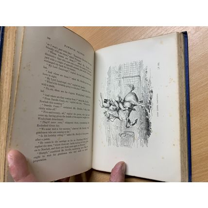 1892 ROBERT SMITH SURTEES "HAWBUCK GRANGE" FICTION ILLUSTRATED ANTIQUE BOOK (P5)