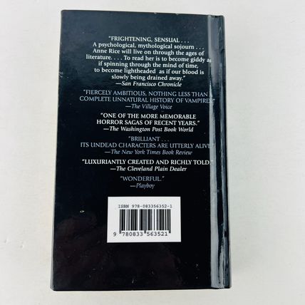 Anne Rice - The Vampire Lestat School & Library Binding Hardcover Paperback Size