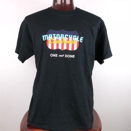 Motorcycle Condoms One and Done Got Protection XL T-Shirt Shirt Mens NWT