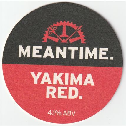 BEER MAT - MEANTIME BREWERY - YAKIMA RED - (Cat No 035) - (2018)