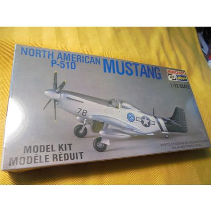 1st Edition Hasegawa MUSTANG P-51D Model Kit! Sealed & Mint! $30.00 Shipped!!