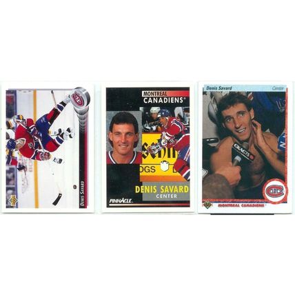 Denis Savard 8x card lot incl Insert
