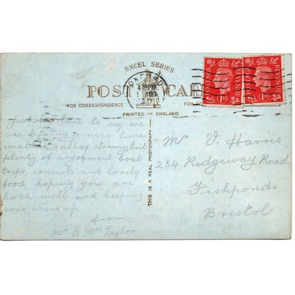 REAL PHOTOGRAPHIC MULTI-VIEW POSTCARD OF OXFORD POSTED 1944 (4249)