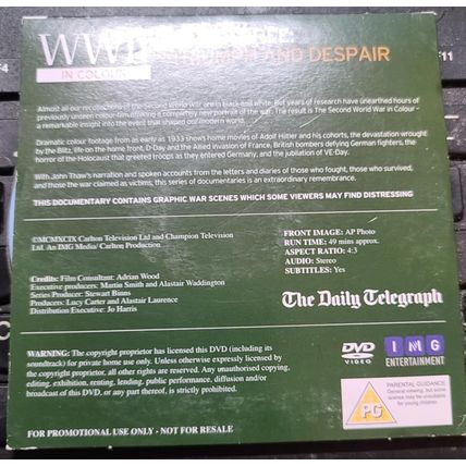 World War 2 In Colour DVD Promo The Daily Telegraph Triumph And Despair Part 3