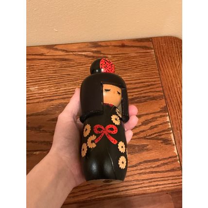 True Japan Made Hand-Crafted 1970s Vintage Wooden Doll