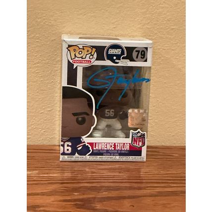 Funko Pop! Lawrence Taylor #79 Signed Beckett Limited Figure (With Protector)