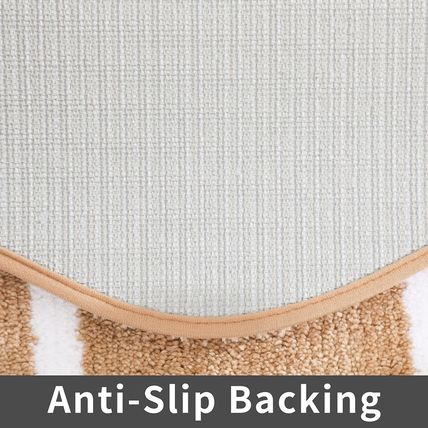 COSY HOMEER Extra Thick Bath Rugs - Anti-Slip Bath Linen Sets Mats Soft Plush 10