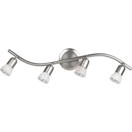 CANARM LTD. IT356A04BPT10 James 4 Bulb Track Light, Brushed Pewter