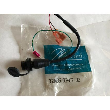 new MARCONI 360435 10/30/01-1L2 , VIDEOJET CABLE CONNECTOR 360435,Ff
