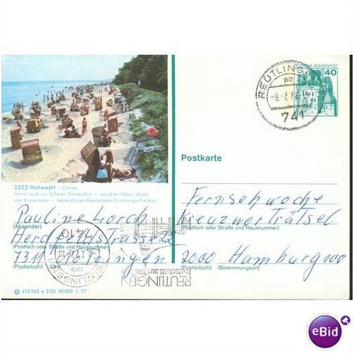 Germany postcard 1977 - 2322 Howacht - Ostsee