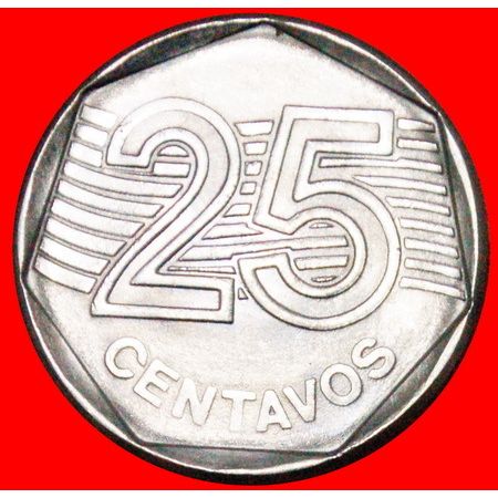 Ⰶ EFFIGY: BRAZIL ★ 25 CENTAVOS 1995! LOW START ★ NO RESERVE!