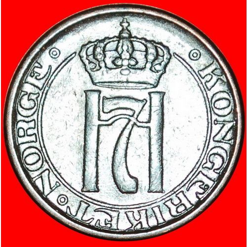 3 ROSES: NORWAY ★ 2 ORE 1950! Haakon VII (1905-1957) LOW START ★ NO RESERVE!