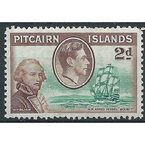Pitcairn Island 1940 SG4 2d Green & Brown Mounted Mint .. ..
