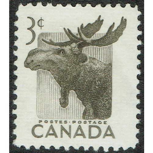 Canada 1953 National Wild Life Week 3c Sepia SG448 MM
