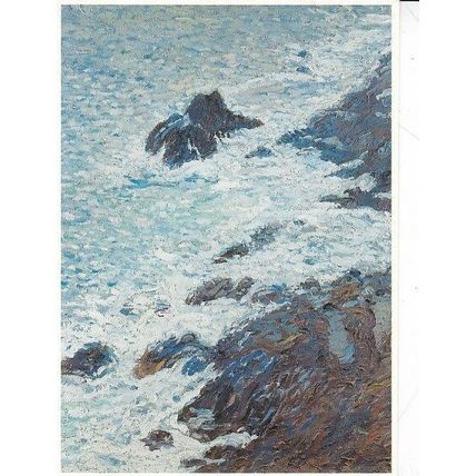 Henri Martin Breton Coast Postcard used VGC