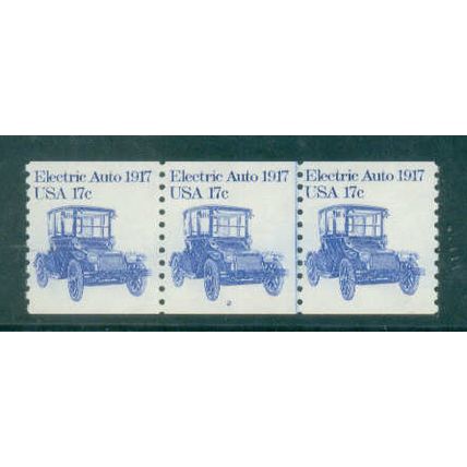 1906 17c Electric Auto Fine MNH Dry Gum PNC 2/3 P0184