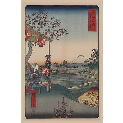 Fujimi Teahouse at Zoshigaya (Zoushigaya fujimi chaya) 20 x 30 Poster
