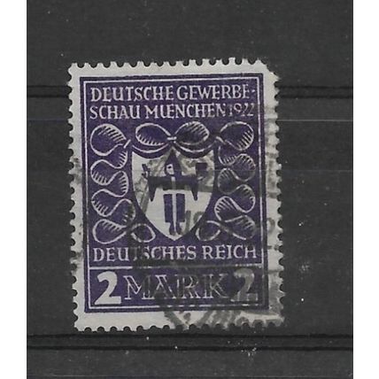 Germany.SG199 2m Arms of Munich (Violet).Fine Used.Nov21