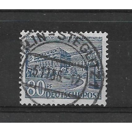 WestGermany.WestBerlin.B48 80pf Technical High School (Blue).Fine Used.Nov21