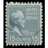 Used 820 15c James Buchanan Fine M08003
