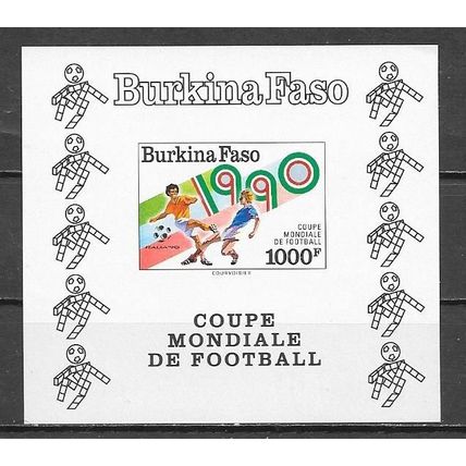 Burkina Faso N° bloc 38 non dentelé YVERT NEUF ** ( MNH )