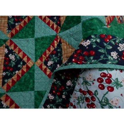 Quilt Cherry Fruit Basket 100750Q