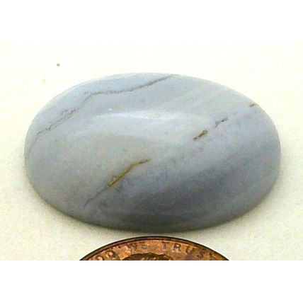 Blue Lace Agate Freeform Gemstone Cabochon 435