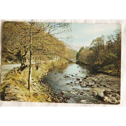 1960s postcard River Derwent, Borrowdale