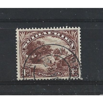 SouthAfrica.SG35 4d A Native Kraal.Afrikaans Inscription.Fine Used.Aug25b
