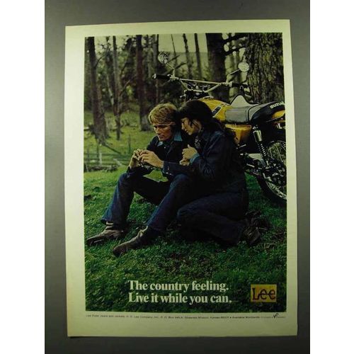 1973 Lee Rider Jeans and Jackets Ad - Country Feeling
