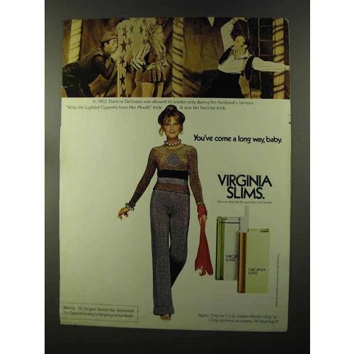 1973 Virginia Slims Cigarettes Ad - You've Come